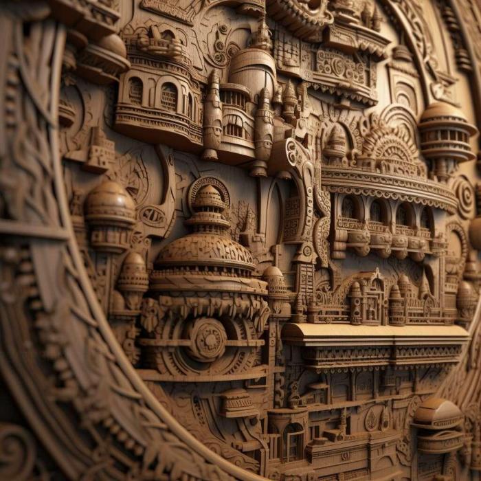 نموذج ثلاثي الأبعاد لآلة CNC 3D Art 